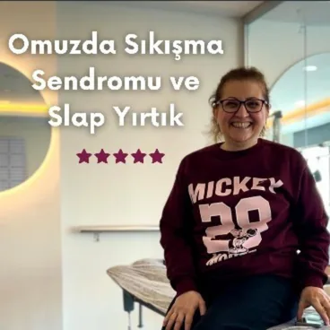 Omuzda sıkışma sendromu ve slap yırtık bilgilendirme görseli